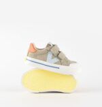 Zapatilla lona velcro | TRIBU BASKET TIRAS - Khaki - Imagen 3