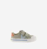 Zapatilla lona velcro | TRIBU BASKET TIRAS - Khaki - Imagen 4