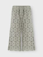 Pantalón palazzo calado l FLORES VERDE DALLY - Imagen 3