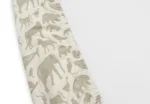 Funda cambiador 50x70 | JERSEY ANIMALS OLIVE GREEN - Imagen 4