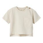 Camiseta lisa bolsillo l BEIGE DOLAN