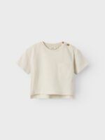 Camiseta lisa bolsillo l BEIGE DOLAN - Imagen 3