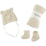 Welcome Baby TEDDY Set: Manta, patucos y gorrito - Imagen 2