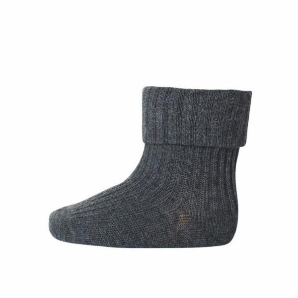 Calcetines canalé - DARK GREY MELANGE