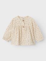 Cárdigan beige flores | FEMLEN KIDS - Imagen 9