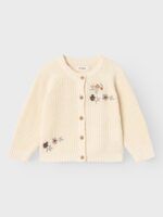 Cárdigan beige flores | FEMLEN KIDS - Imagen 4