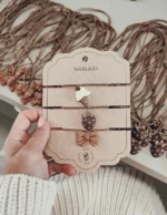 Pack x3 collares | Mushroom + Flower + Leaf - Imagen 3