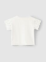 Camiseta troquelada baby | Blanca - Imagen 2