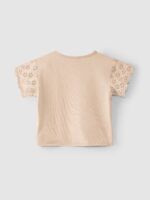 Camiseta troquelada baby | Rosa - Imagen 2