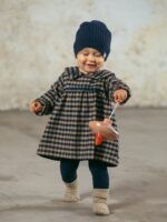 Vestido sarga vichy | Indigo - Imagen 3