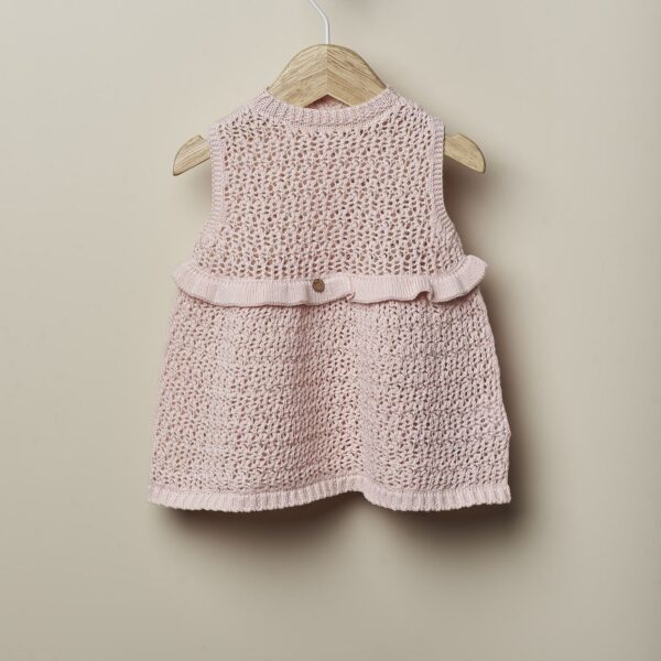 Vestido punto | TROQUELADO ROSA