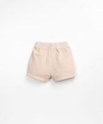 Pantalón corto de punto mezcla de fibras naturales | Textile Art | SLOW - Imagen 2