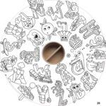 Recarga de 20 hojas para colorear XXL - OMY - The Drawin'table Home Edition XXL