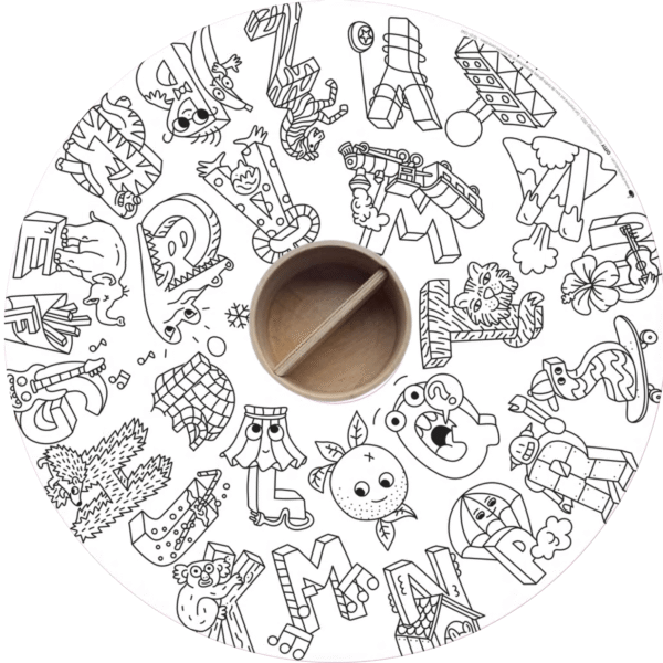 Recarga de 20 hojas para colorerar - OMY- The Drawin'table Home Edition