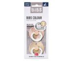 Pack 2 Chupetes BIBS Nocturnos- 0-6M Blush/Vanilla - Imagen 3