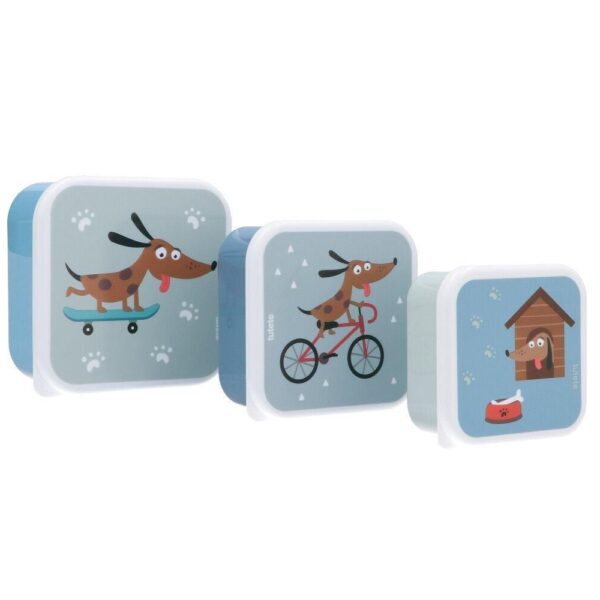 3 Cajas Almuerzo | Skater Dog