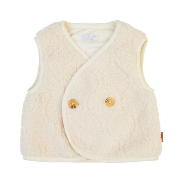 Chaleco beige borreguito | FRELAND