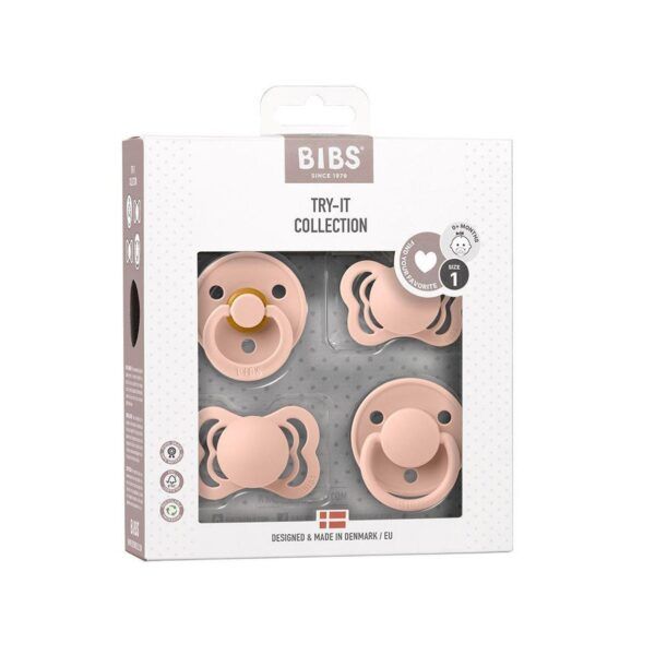 Pack x4 chupetes BIB Try-it | BLUSH