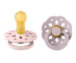 Pack 2 Chupetes BIBS De Lux 0-6M | Boheme Blossom/Dusky Lilac - Imagen 2