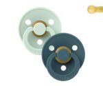 Pack 2 Chupetes BIBS Round 6-18M | Nordic Mint/Forest Lake - Imagen 6