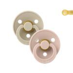Pack 2 Chupetes BIBS Round 0-6M | Blush/Vanilla