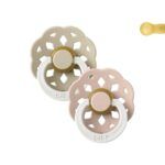Pack 2 Chupetes BIBS Boheme Nocturnos 0-6M | Blush/Vanilla