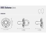 Pack 2 Chupetes BIBS Boheme Nocturnos 6-18M | Blush/Vanilla - Imagen 5