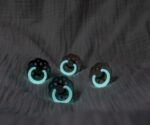 Pack 2 Chupetes BIBS Boheme Nocturnos 0-6M | Blush/Vanilla - Imagen 2