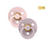 Pack 2 Chupetes BIBS | 0-6M Blossom/Dusky Lilac