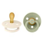 Pack 2 Chupetes BIBS Colour Simétrica 0-6M | Ivory/Blush - Imagen 4