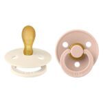 Pack 2 Chupetes BIBS Colour Simétrica 6-18M | Ivory/Blush - Imagen 2