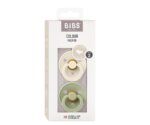 Pack 2 Chupetes BIBS Colour Anatómica 6-18M | Ivory/Sage - Imagen 3