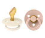 Pack 2 Chupetes BIBS Colour Anatómica 6-18M | Ivory/Blush - Imagen 2