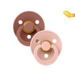 Pack 2 Chupetes BIBS Colour Anatómica 0-6M | Blush/Woodchuck