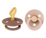 Pack 2 Chupetes BIBS Colour Anatómica 0-6M | Blush/Woodchuck - Imagen 2