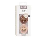 Pack 2 Chupetes BIBS Colour Anatómica 0-6M | Blush/Woodchuck - Imagen 3