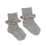 Calcetines Suela ANTIDESLIZANTES Bambú Liberty | GREY MELANGE