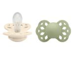Pack 2 Chupetes BIBS Infinity Simétrica 6-18M | Ivory/Sage - Imagen 2