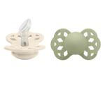 Pack 2 Chupetes BIBS Infinity Anatómica 0-6M | Ivory/Sage - Imagen 2