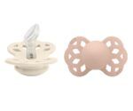 Pack 2 Chupetes BIBS Infinity Anatómica 6-18M | Ivory/Blush - Imagen 2