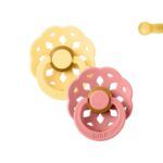 Pack 2 Chupetes BIBS Boheme 0-6M | Butter/Dusty Pink
