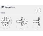 Pack 2 Chupetes BIBS Boheme 0-6M | Butter/Dusty Pink - Imagen 2