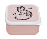 Set x3 tuppers Almuerzo "Black Animals Rose" - Imagen 3