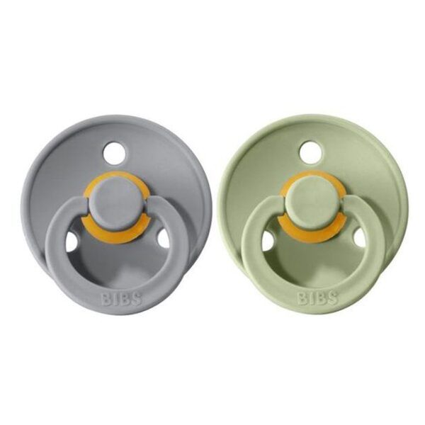 Pack 2 Chupetes BIBS - 0-6M Sage/Cloud