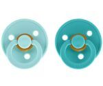 Pack 2 Chupetes BIBS 0-6M |  Baby Mint/Turquoise