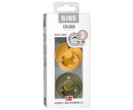 Pack 2 Chupetes BIBS - 6-18M Honey Bee/Olive - Imagen 2