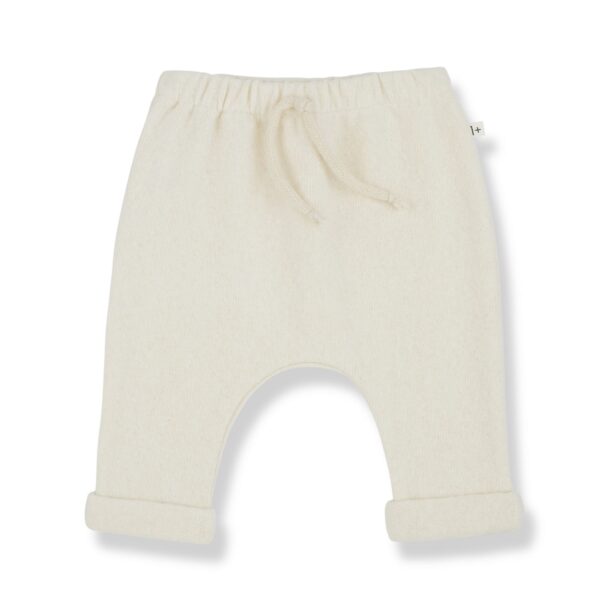 Pantalón polar liso ALAIN | ECRU