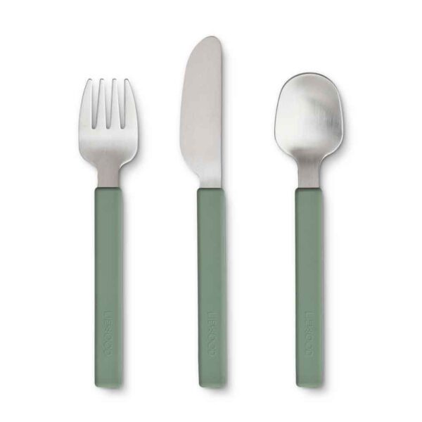 Juego de cubiertos junior inox ADRIAN | Faune Green