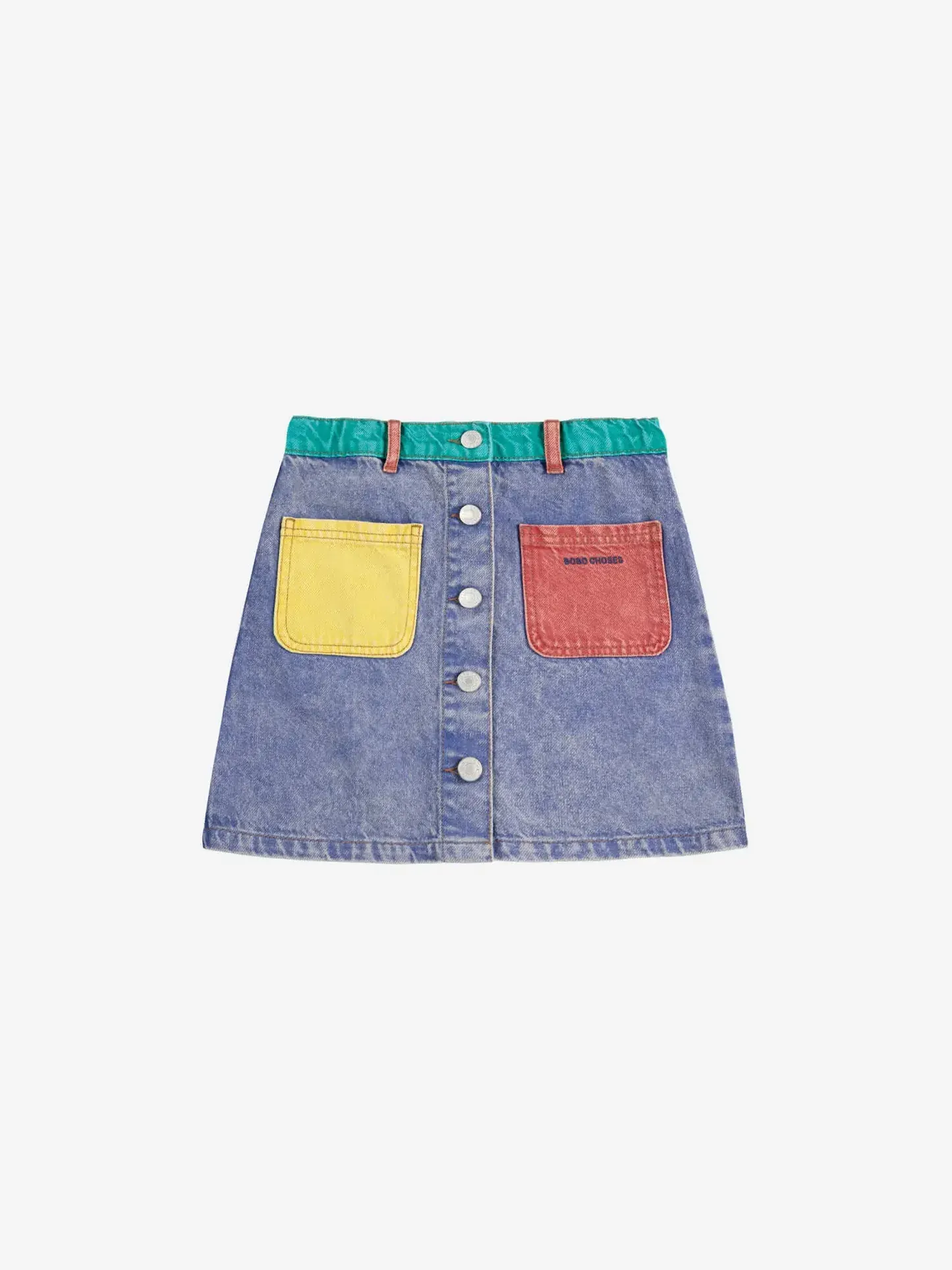 B125AC072_1 Falda denim l COLOR BLOCK - Imagen 1
