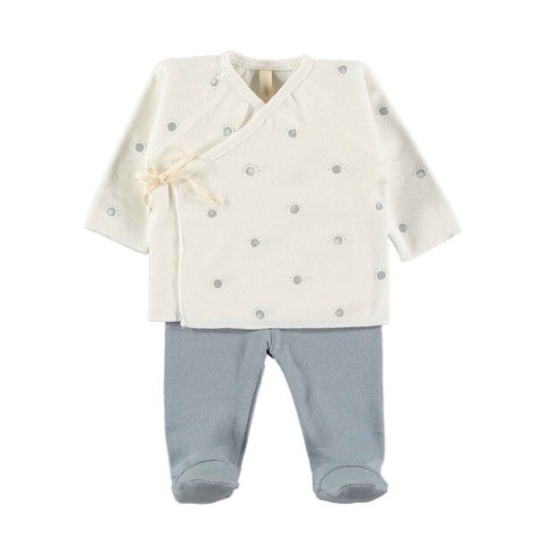 Jubón cruzado + polaina | BE Sun Iceblue
